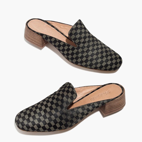 Madewell Shoes - Madewell | NIB Willa Loafer Checkerboard Mule / Clog